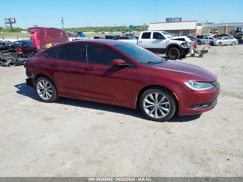 2016 CHRYSLER 200 S