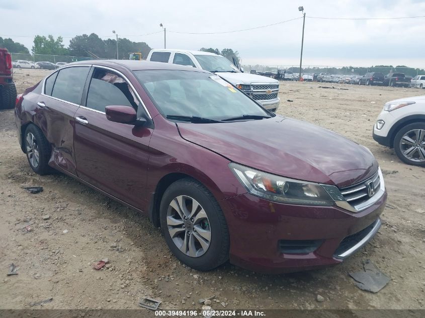 2015 HONDA ACCORD LX