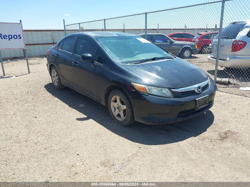 2012 HONDA CIVIC SDN LX