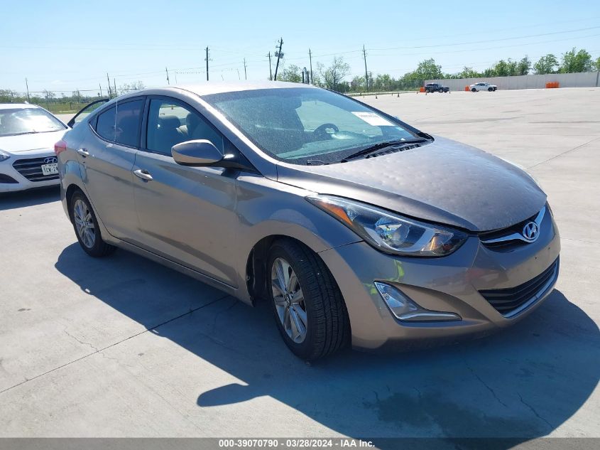 2016 HYUNDAI ELANTRA SE