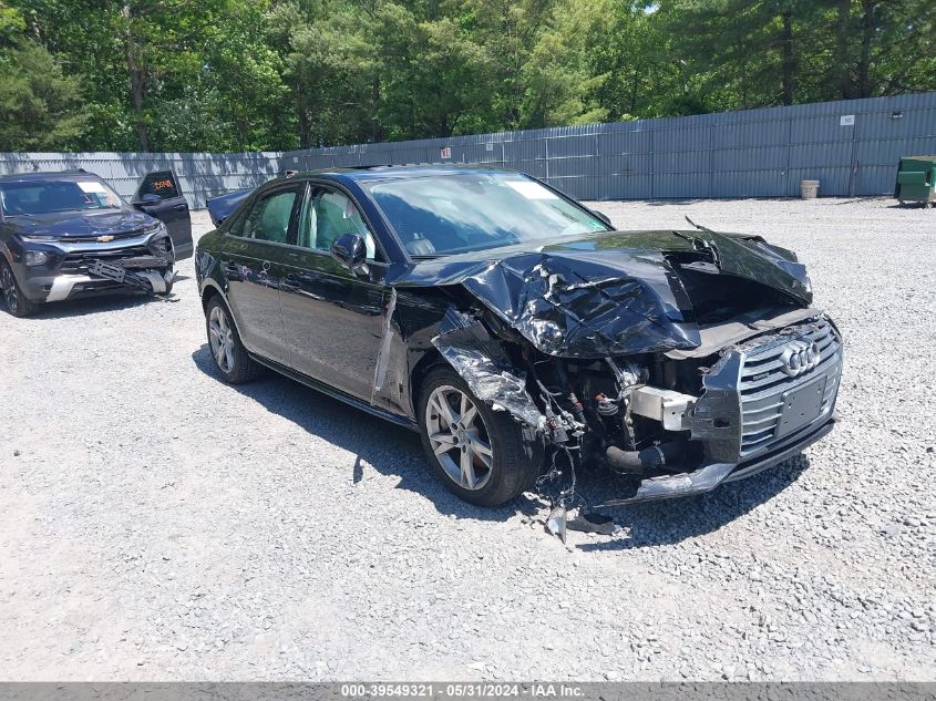 2018 AUDI A4 2.0T PREMIUM/2.0T TECH PREMIUM