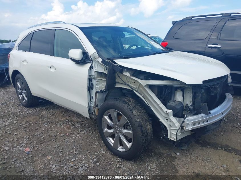 2014 ACURA MDX ADVANCE PKG W/ENTERTAINMENT PKG