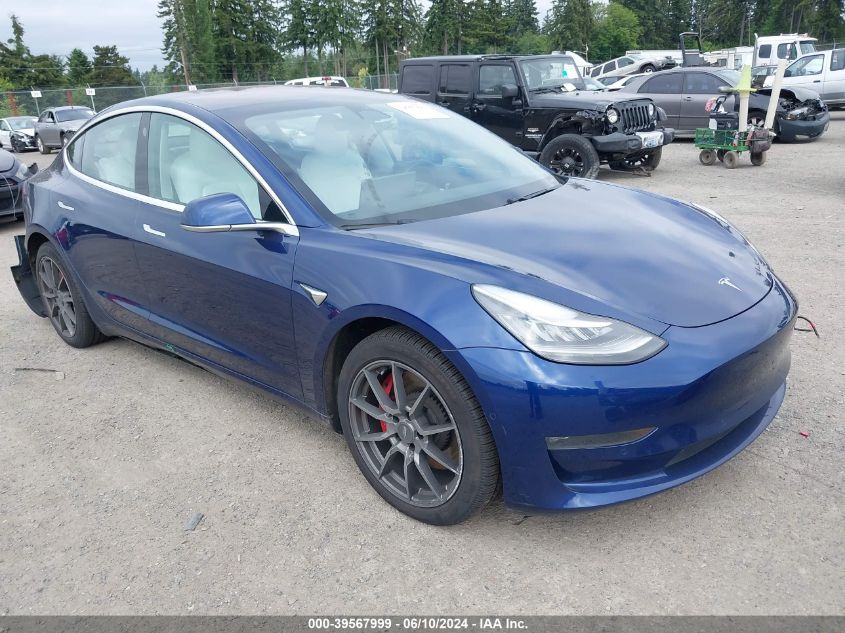 2018 TESLA MODEL 3 LONG RANGE/PERFORMANCE