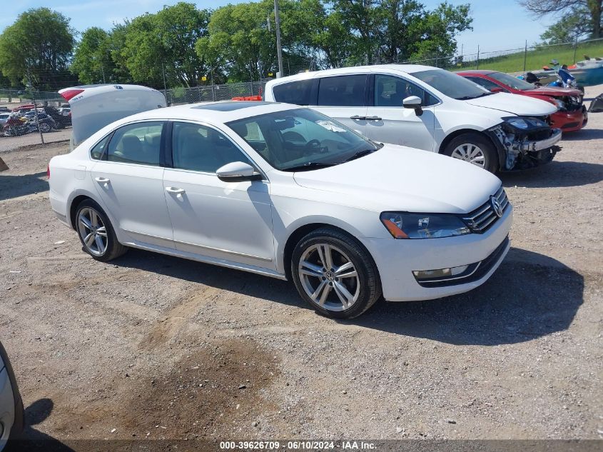 2012 VOLKSWAGEN PASSAT 3.6L V6 SEL PREMIUM