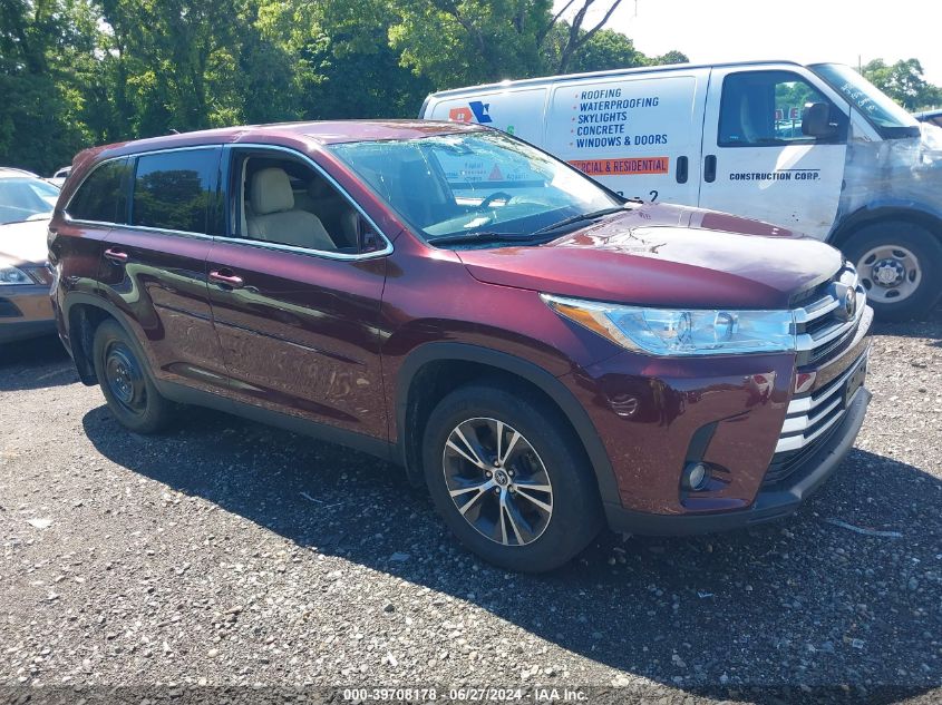 2019 TOYOTA HIGHLANDER LE PLUS