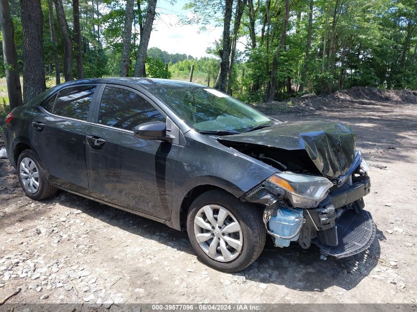 2016 TOYOTA COROLLA LE