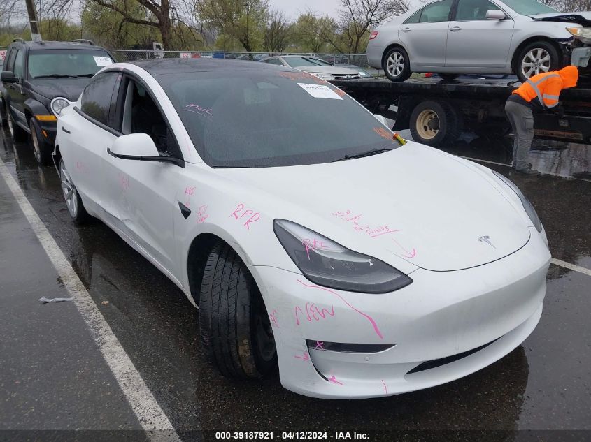 2022 TESLA MODEL 3 LONG RANGE DUAL MOTOR ALL-WHEEL DRIVE