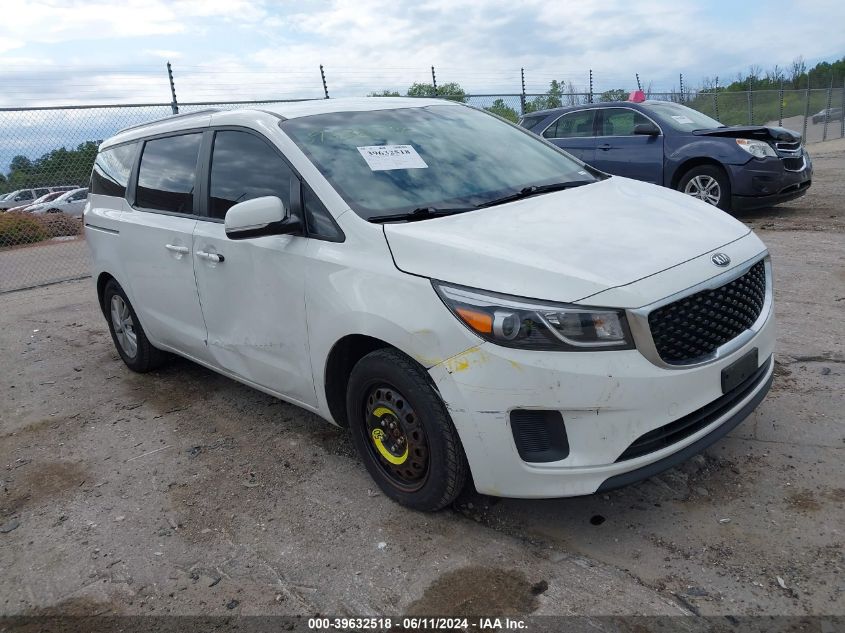 2016 KIA SEDONA LX