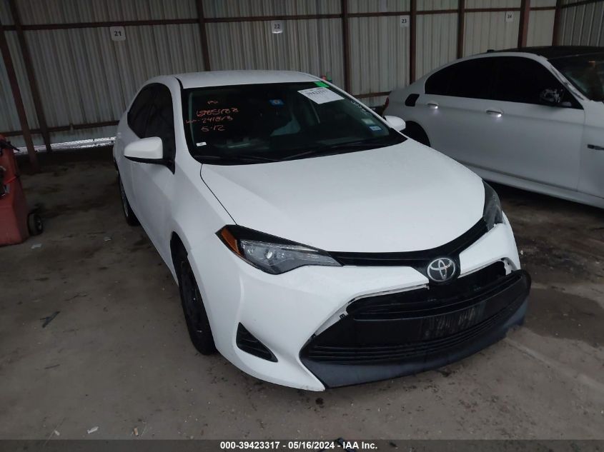 2019 TOYOTA COROLLA LE