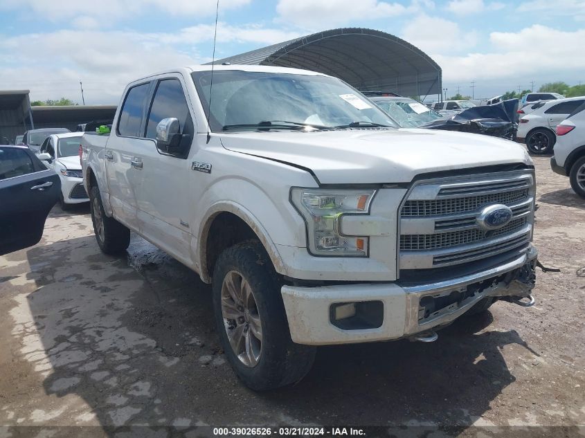 2016 FORD F-150 PLATINUM