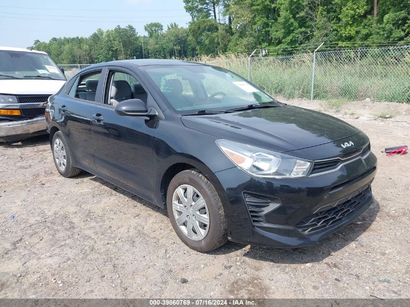 2022 KIA RIO S