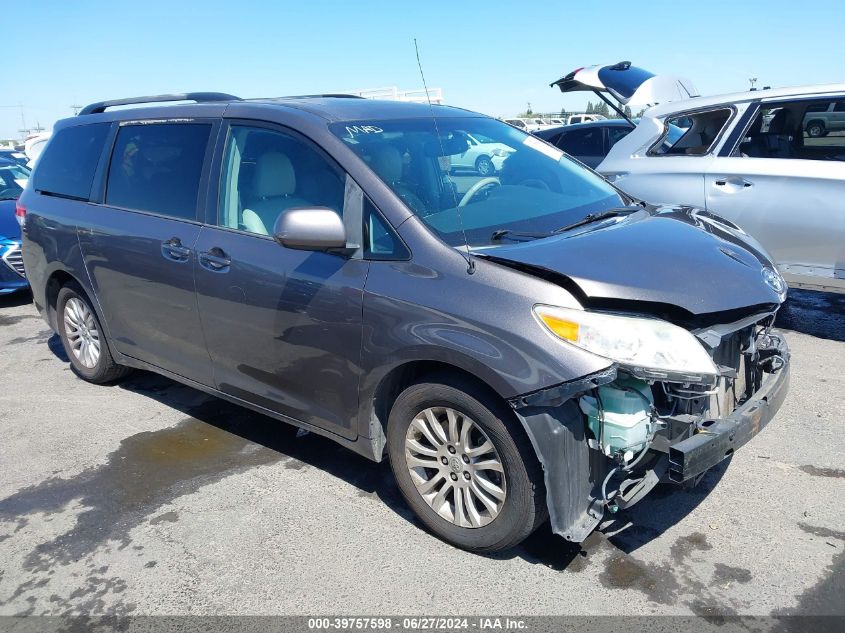 2012 TOYOTA SIENNA XLE V6 8 PASSENGER