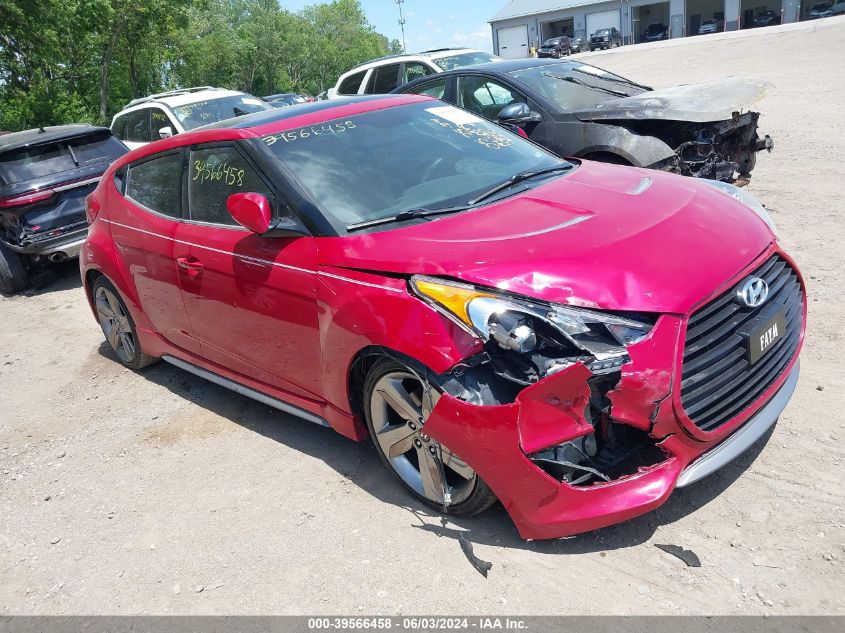 2013 HYUNDAI VELOSTER TURBO W/BLACK