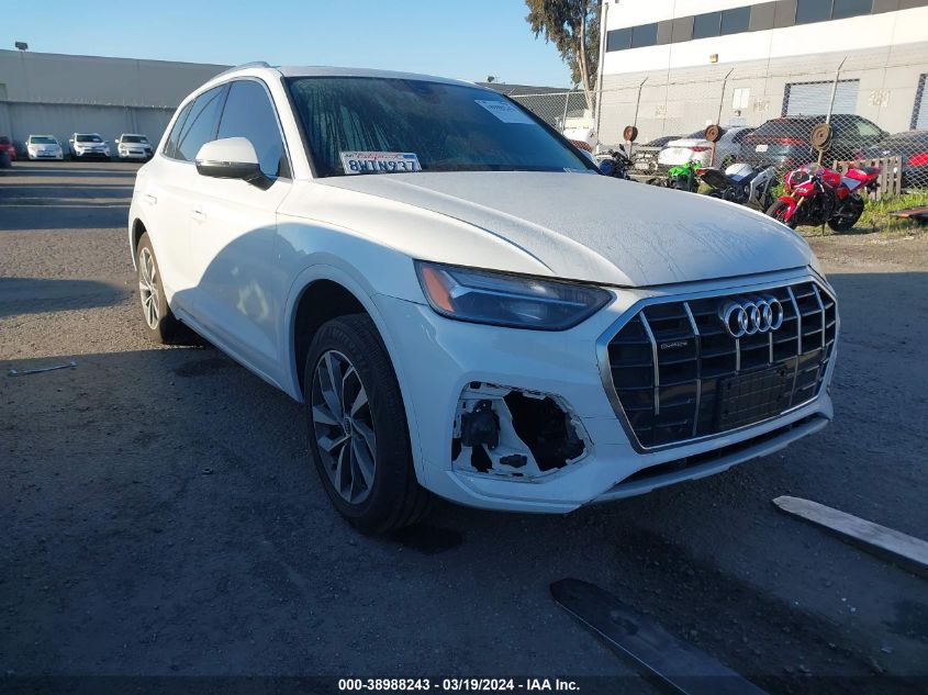 2021 AUDI Q5 PREMIUM 45 TFSI QUATTRO S TRONIC