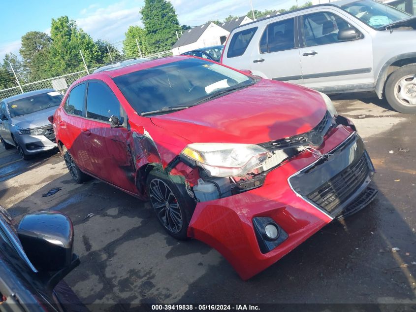 2015 TOYOTA COROLLA S PLUS