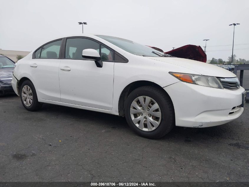 2012 HONDA CIVIC LX