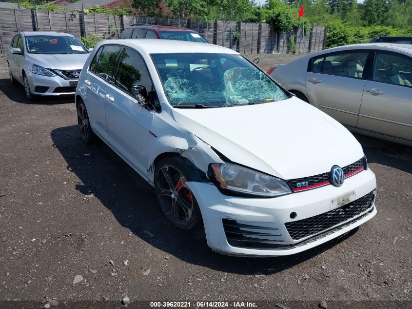 2015 VOLKSWAGEN GOLF GTI 2.0T S 4-DOOR