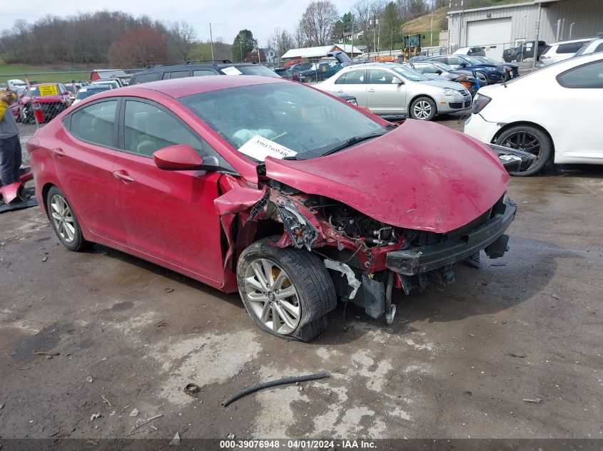 2015 HYUNDAI ELANTRA SE