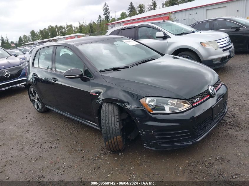 2015 VOLKSWAGEN GOLF GTI 2.0T AUTOBAHN 4-DOOR