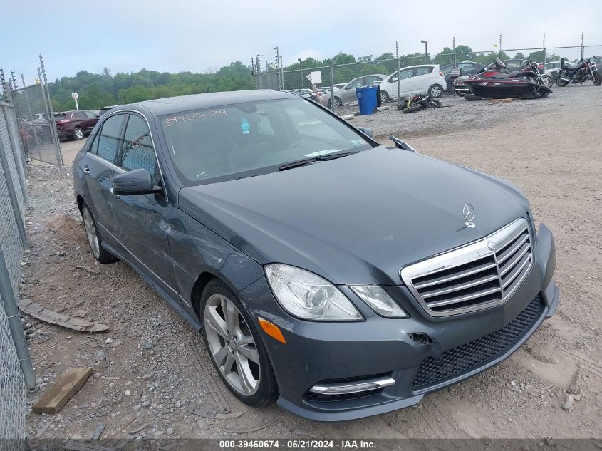 2013 MERCEDES-BENZ E 350 4MATIC