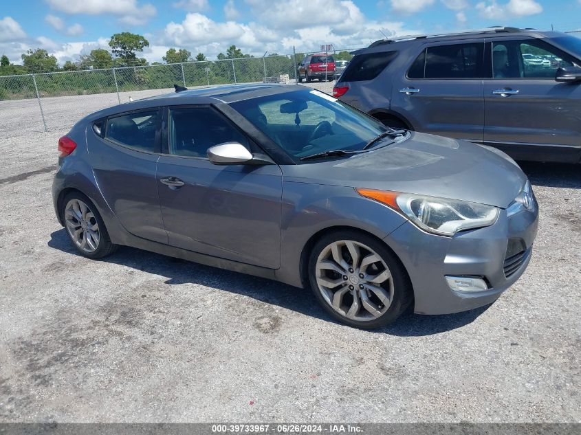 2012 HYUNDAI VELOSTER BASE W/BLACK