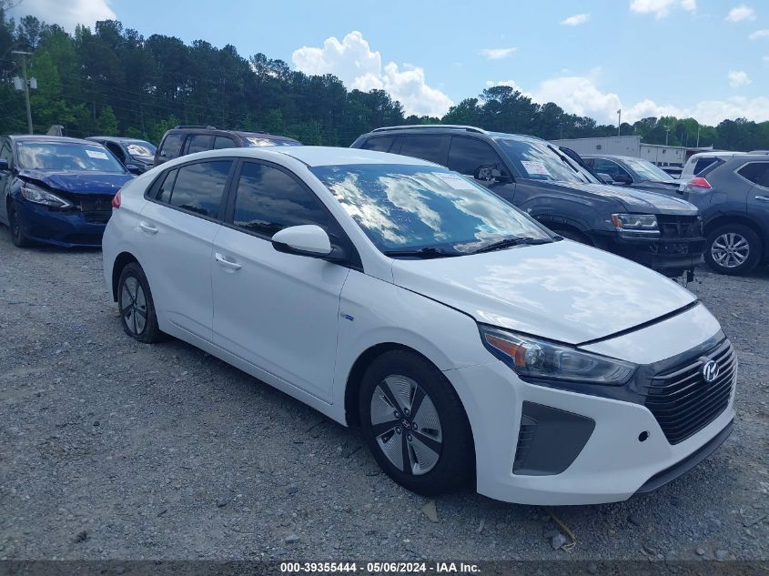 2019 HYUNDAI IONIQ HYBRID BLUE