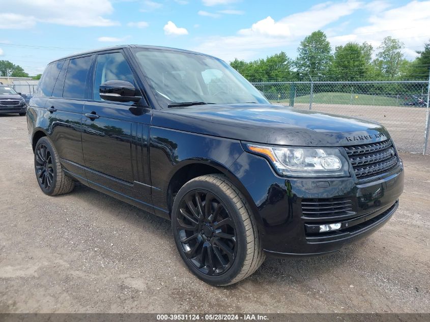 2014 LAND ROVER RANGE ROVER 5.0L V8 SUPERCHARGED/5.0L V8 SUPERCHARGED EBONY EDITION