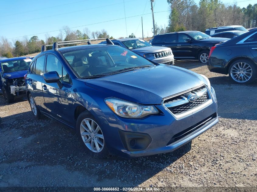 2012 SUBARU IMPREZA 2.0I PREMIUM