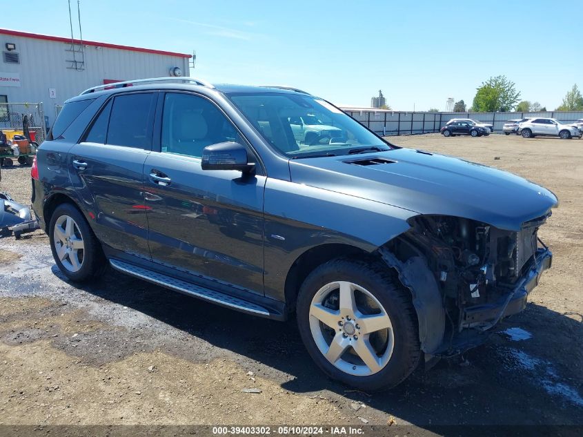 2012 MERCEDES-BENZ ML 550 4MATIC