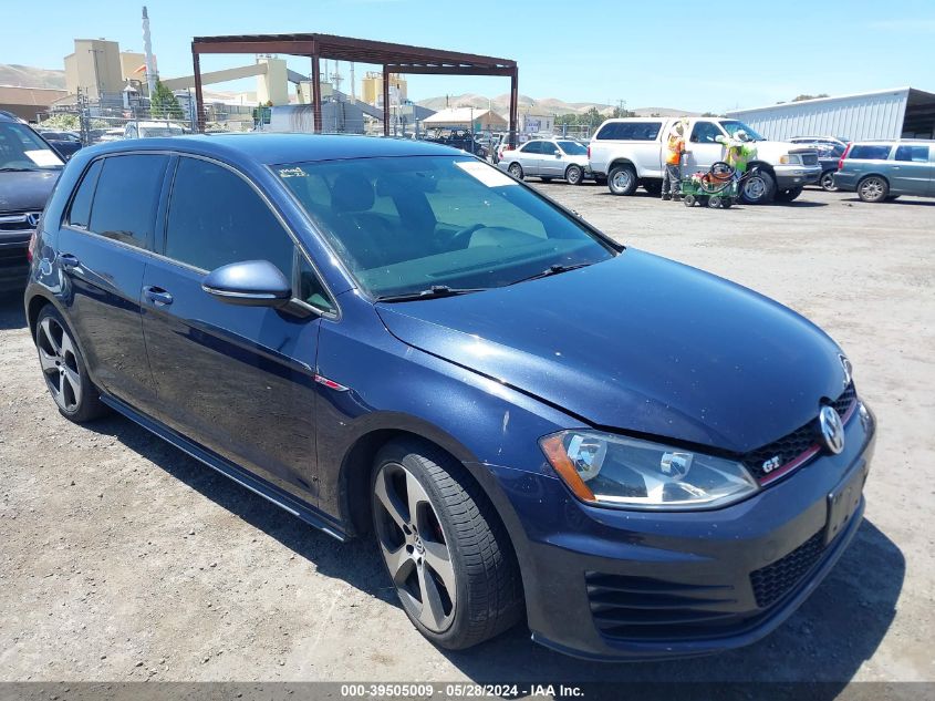 2016 VOLKSWAGEN GOLF GTI S 4-DOOR