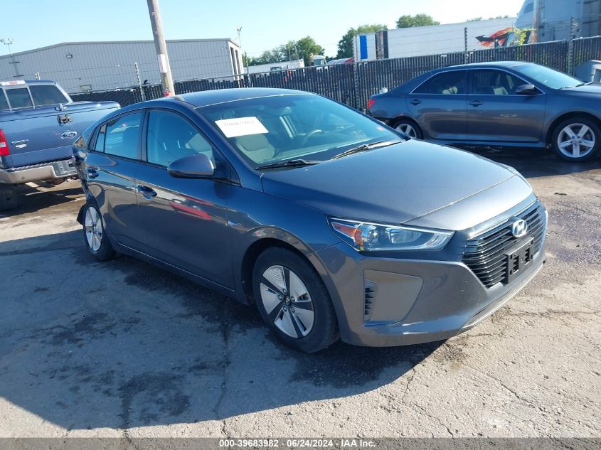 2018 HYUNDAI IONIQ HYBRID BLUE