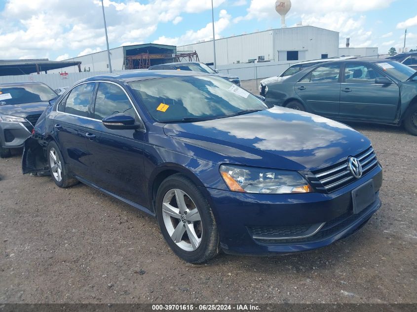 2012 VOLKSWAGEN PASSAT 2.5L SE