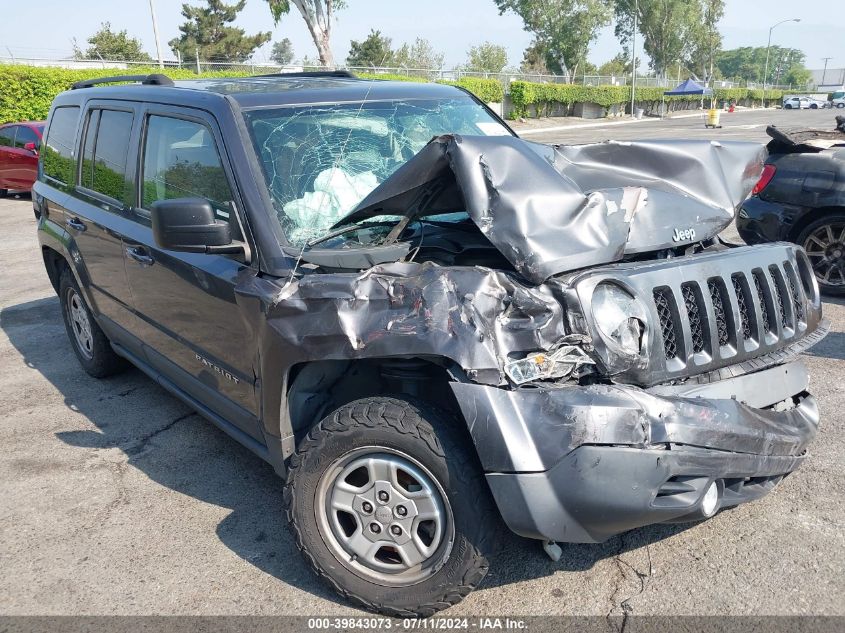 2017 JEEP PATRIOT SPORT 4X4