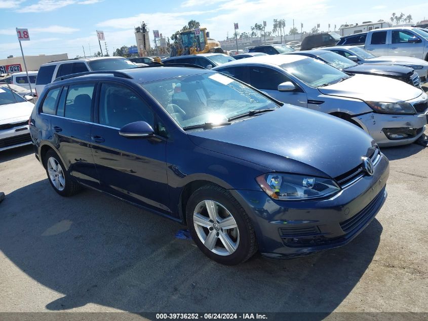 2015 VOLKSWAGEN GOLF SPORTWAGEN TDI S 4-DOOR