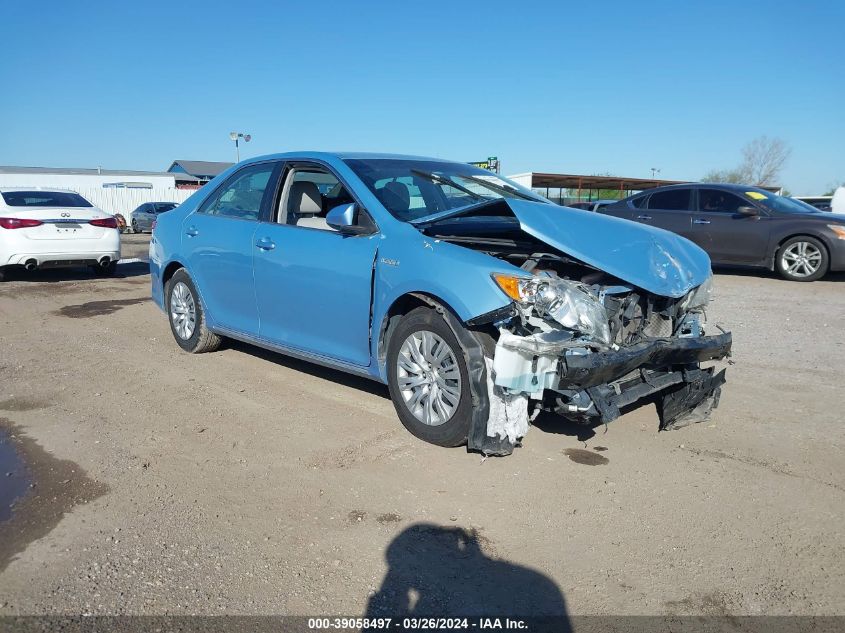 2013 TOYOTA CAMRY HYBRID LE