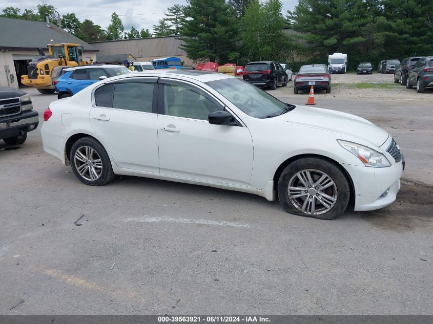 2012 INFINITI G37X