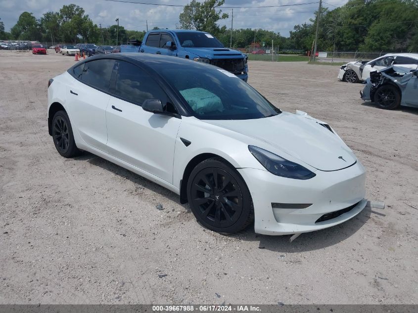 2021 TESLA MODEL 3 STANDARD RANGE PLUS REAR-WHEEL DRIVE