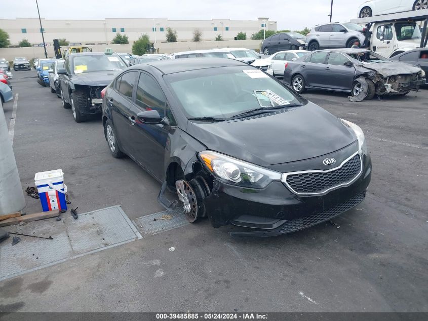 2016 KIA FORTE LX