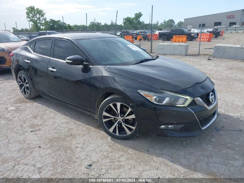 2018 NISSAN MAXIMA 3.5S/SV/SL/SR/PLAT