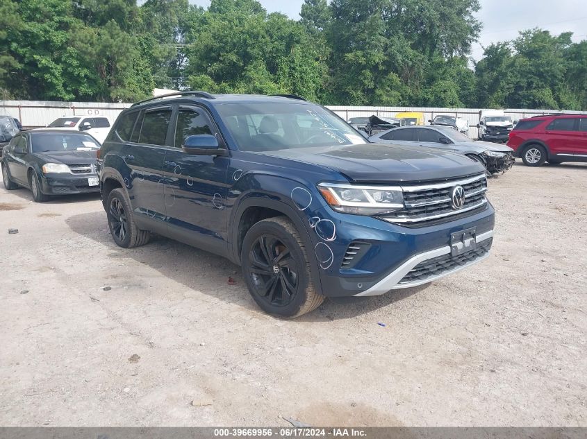 2022 VOLKSWAGEN ATLAS 3.6L V6 SE W/TECHNOLOGY