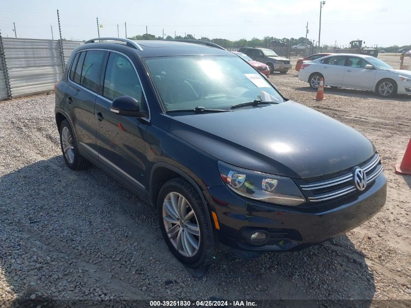 2012 VOLKSWAGEN TIGUAN SE