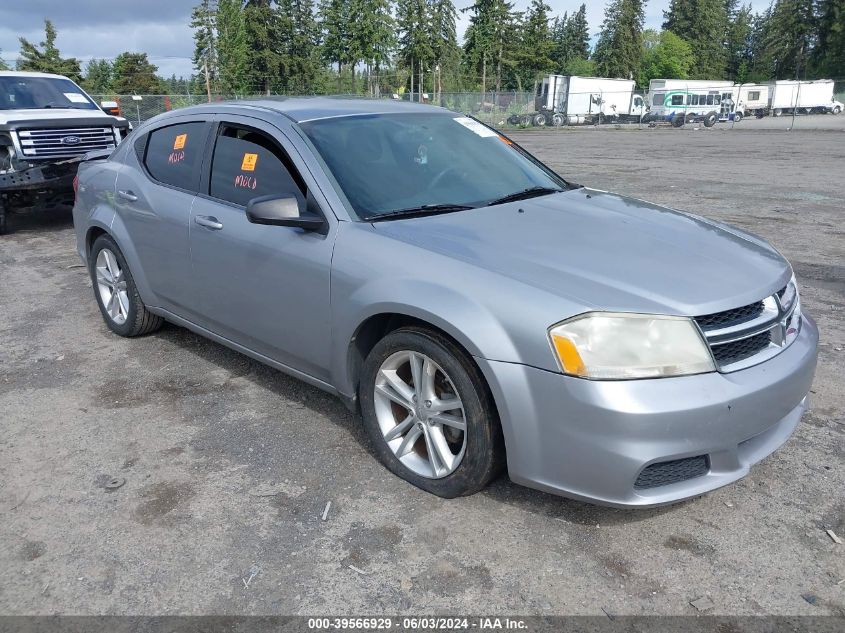 2013 DODGE AVENGER SE V6