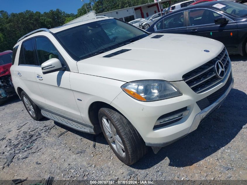 2012 MERCEDES-BENZ ML 350 4MATIC