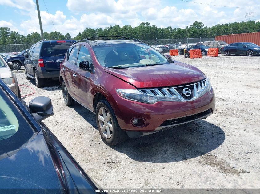 2010 NISSAN MURANO SL