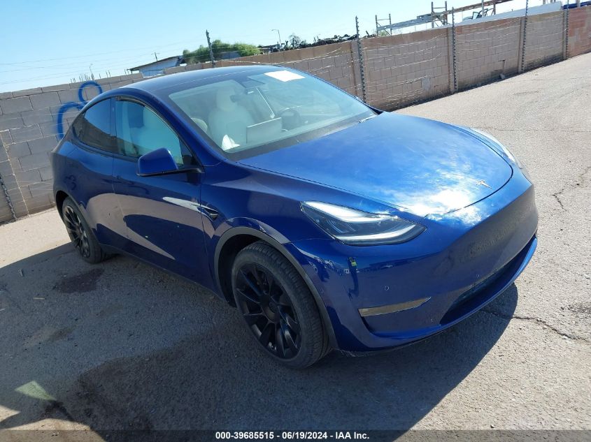 2021 TESLA MODEL Y LONG RANGE DUAL MOTOR ALL-WHEEL DRIVE