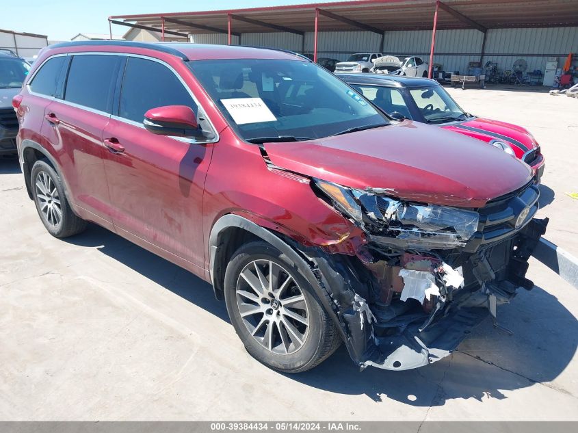 2017 TOYOTA HIGHLANDER SE/XLE