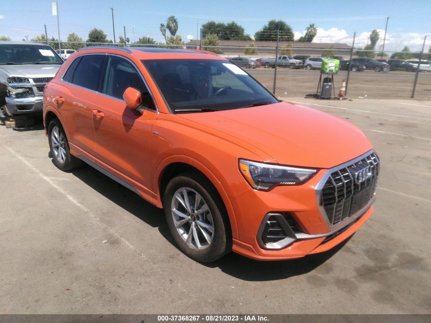 2022 AUDI Q3 PREMIUM 45 TFSI S LINE QUATTRO TIPTRONIC