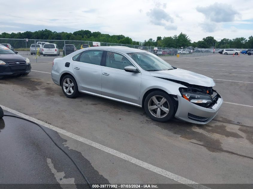 2012 VOLKSWAGEN PASSAT 2.5L SE