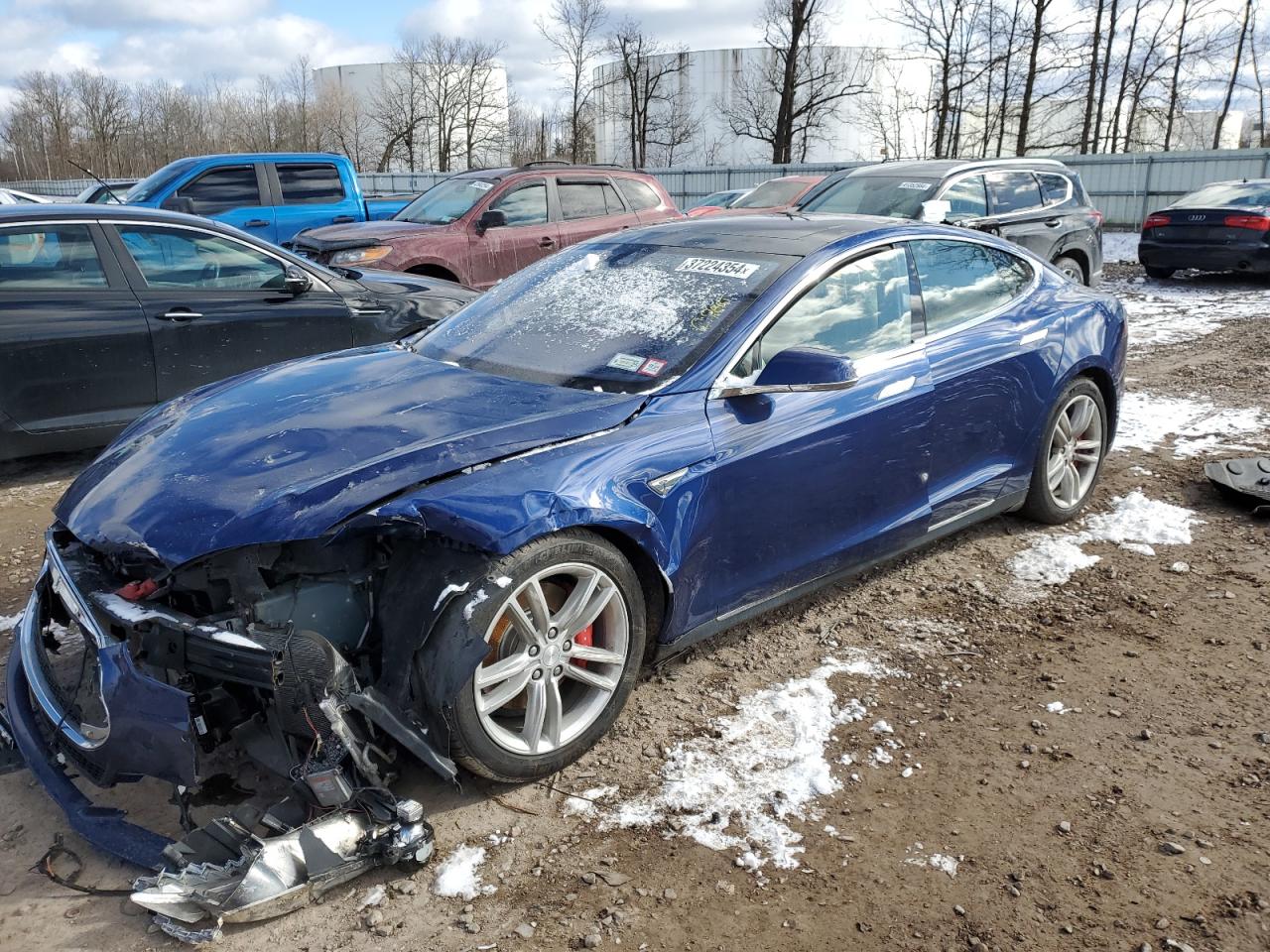 2015 TESLA MODEL S P90D