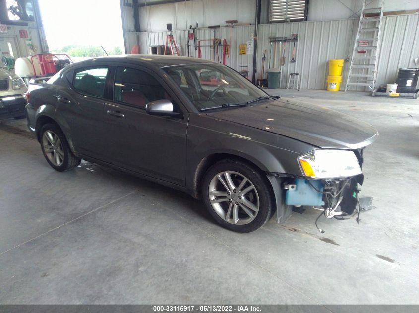 2012 DODGE AVENGER SXT PLUS